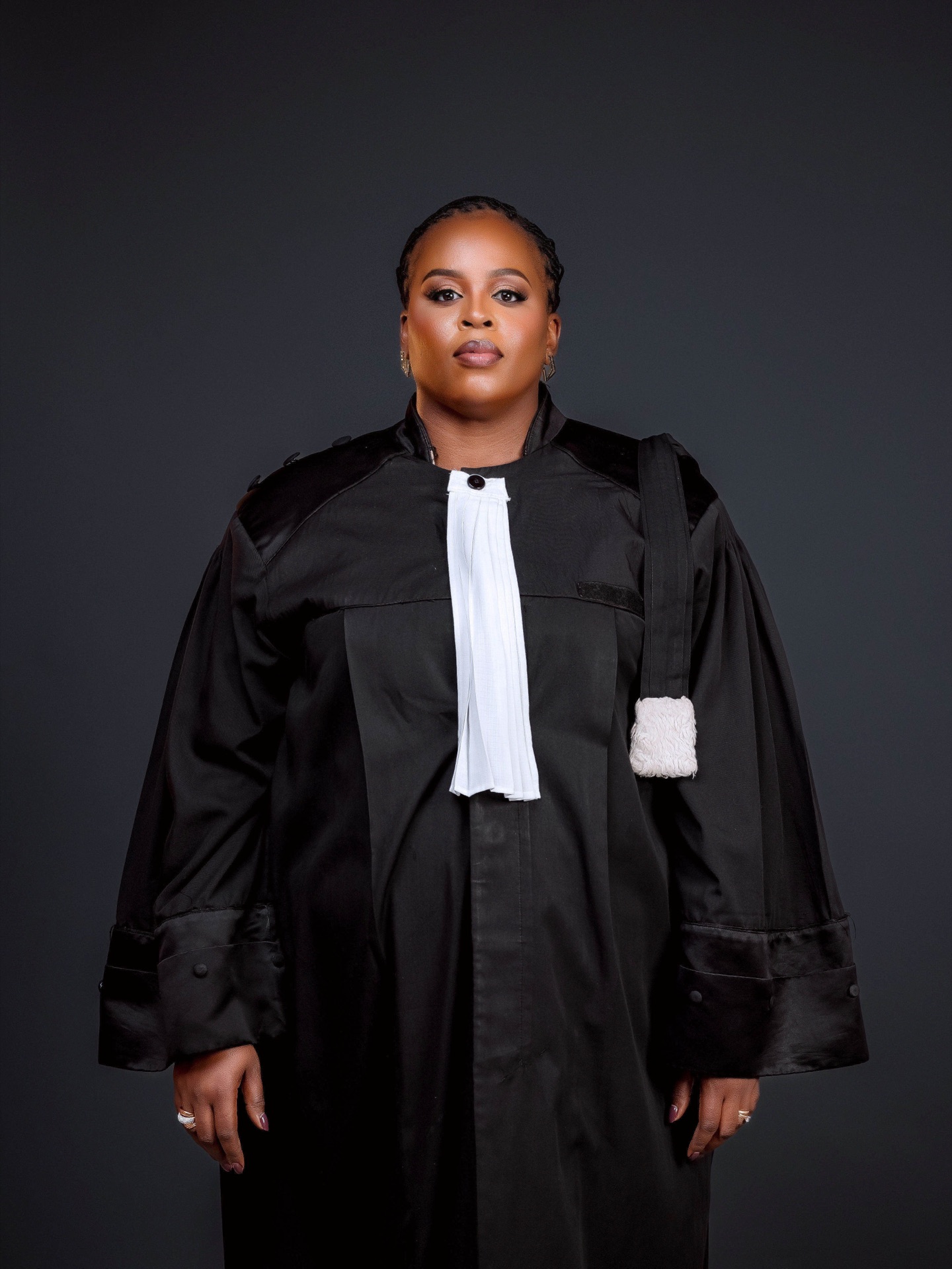 Me. Nyembo C. Eméline in legal robe